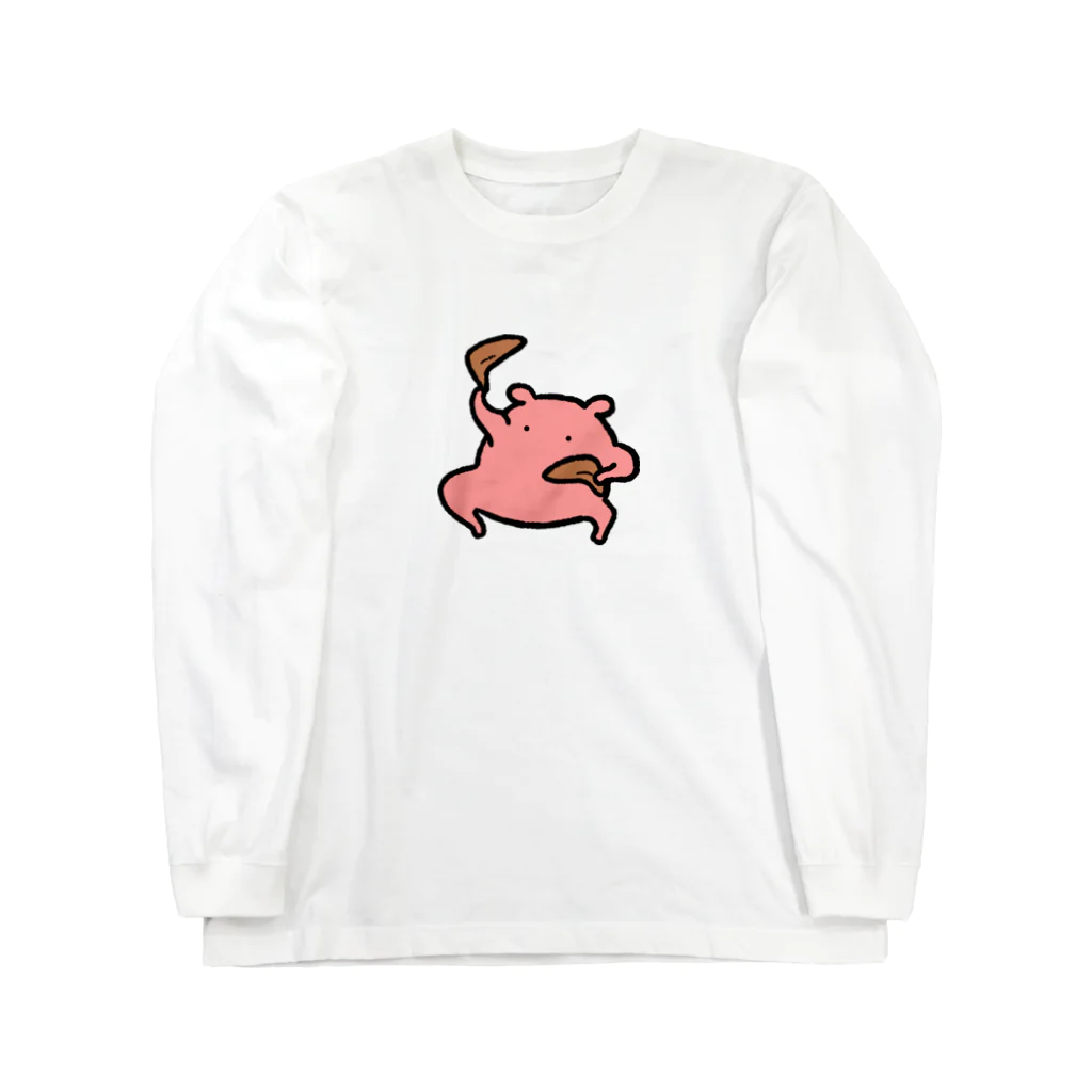 まいにちめんだこのお店の手羽先の舞 Long Sleeve T-Shirt