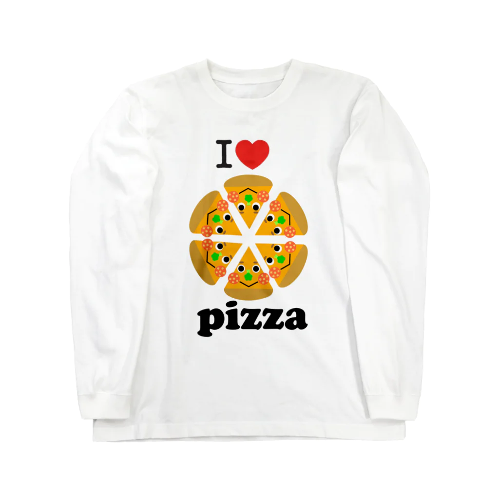 miaのアイラブ☆ピザ Long Sleeve T-Shirt