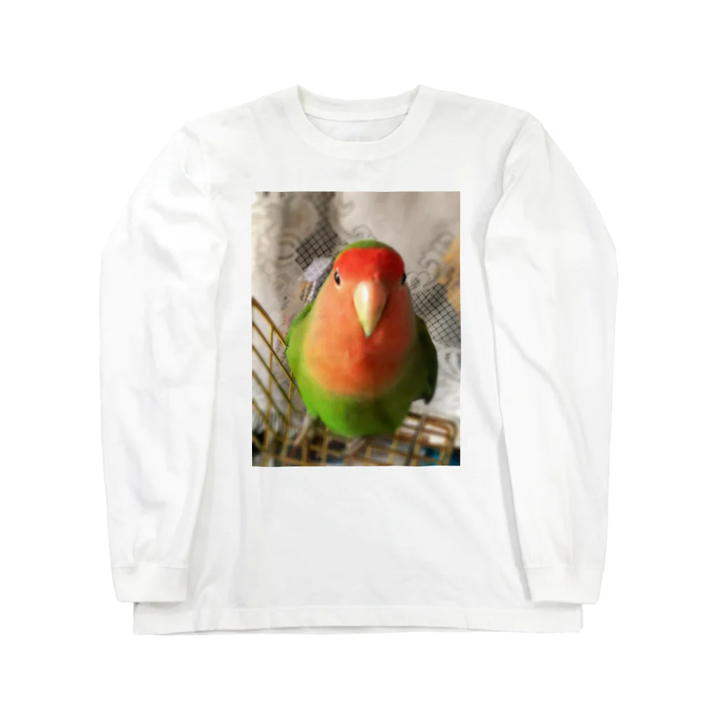 JADEのインコ界の用心棒、ジェイド之介 ロングスリーブTシャツ