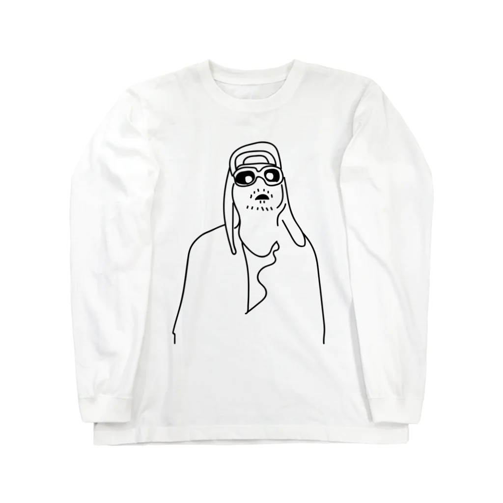 ぐにゃんじROCKのぐにゃっとしたサングラス Long Sleeve T-Shirt