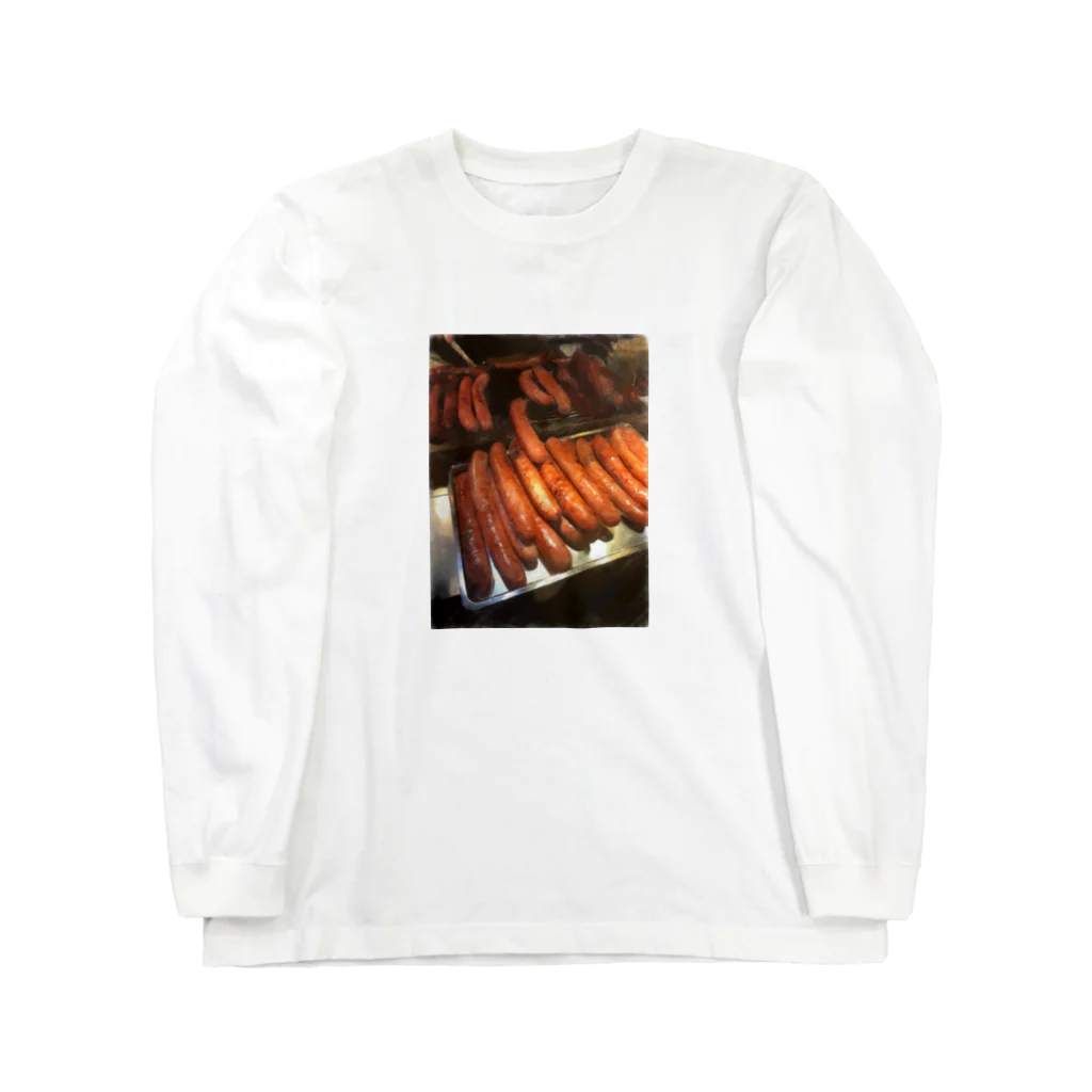 THE デブのデブT(ソーセージ) Long Sleeve T-Shirt