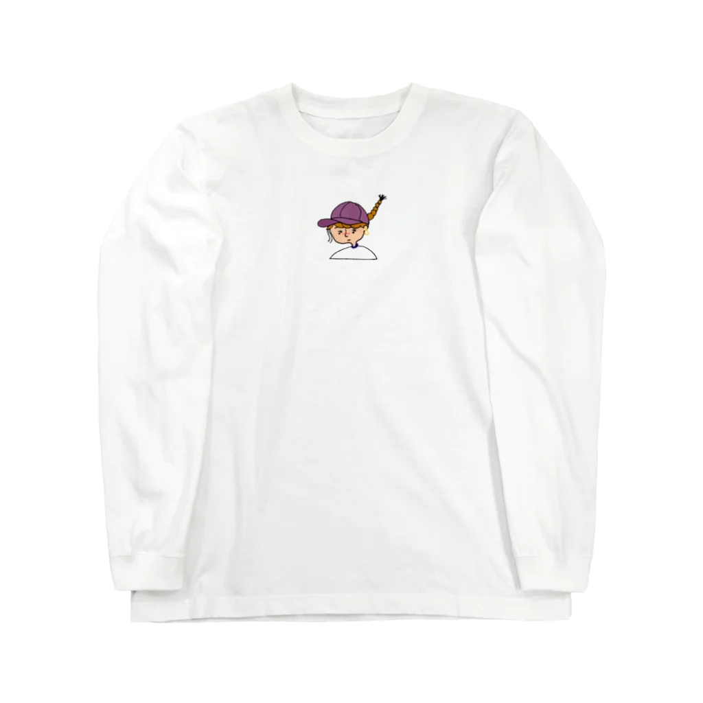 イマムラ屋さんのキャップな女の子 Long Sleeve T-Shirt