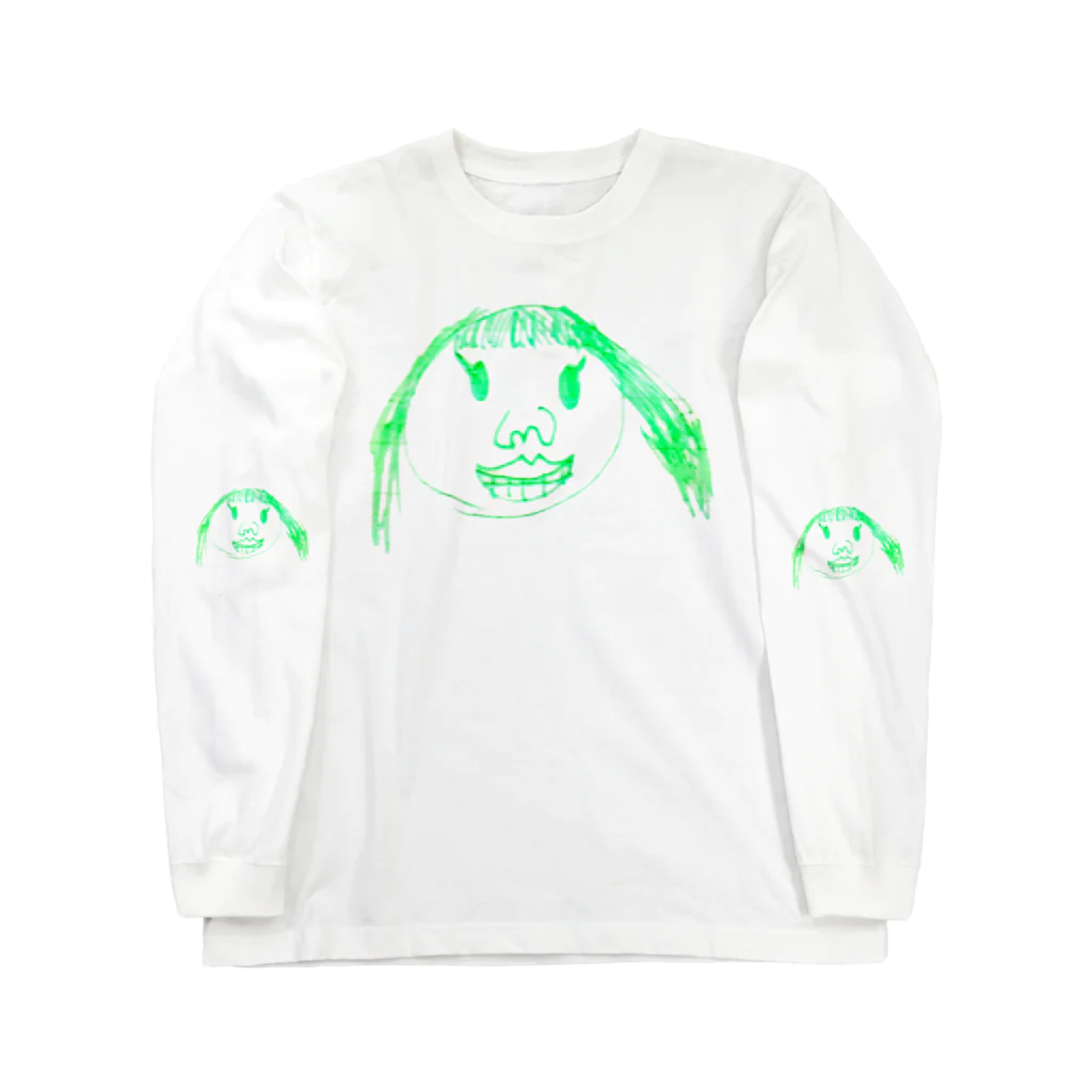 hanacomomocoのmomocogahaku_01 Long Sleeve T-Shirt