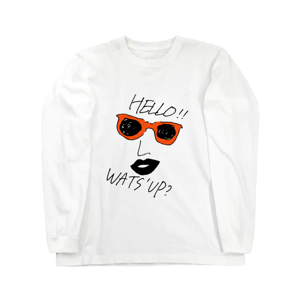 Apollon のhello girl Long Sleeve T-Shirt