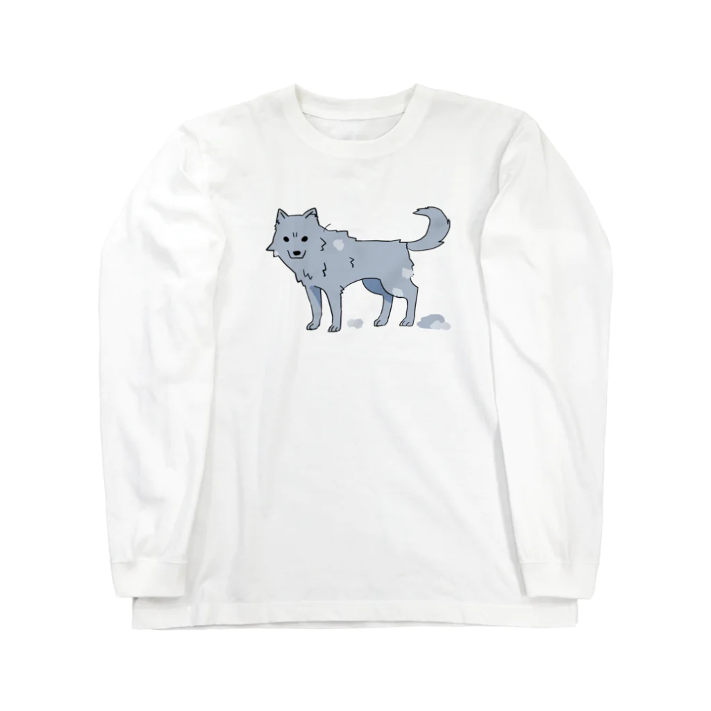 骨犬工房の換毛期の犬ver2 Long Sleeve T-Shirt