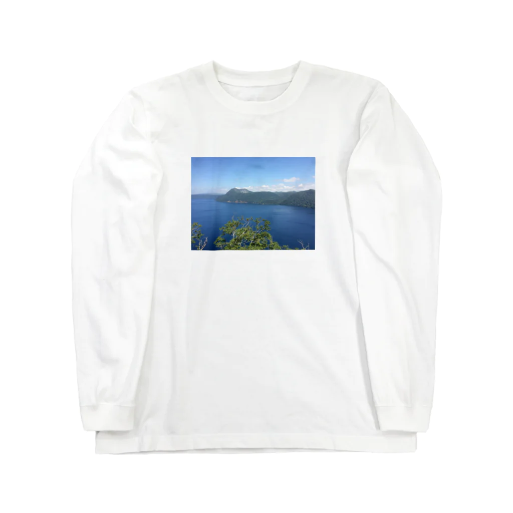 mtpurofeの吸い込まれる青 Long Sleeve T-Shirt