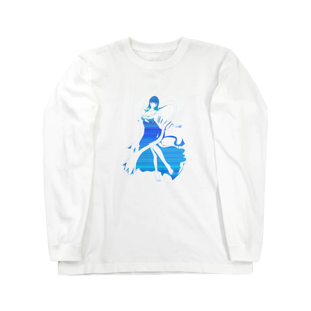 chicodeza by suzuriの天女のアートなイラスト Long Sleeve T-Shirt