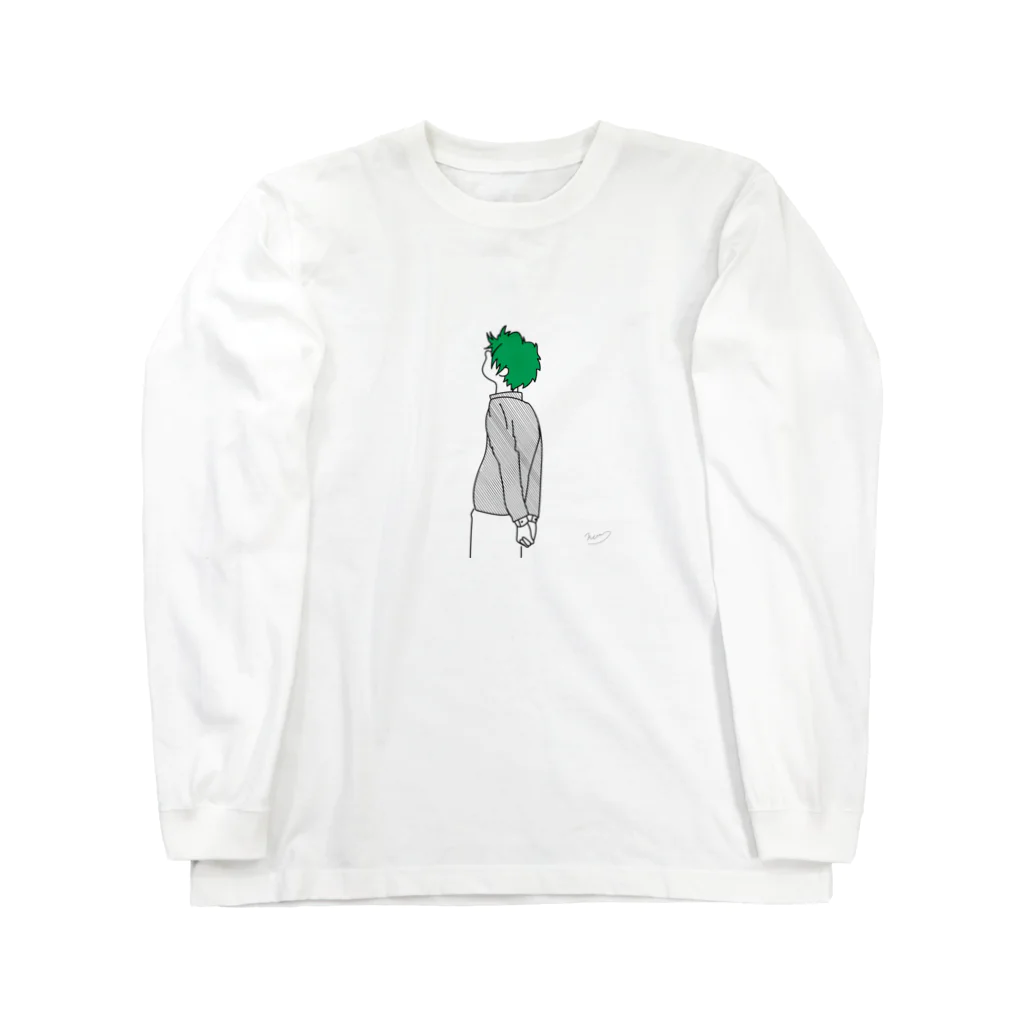 ハッシー/グラフィックデザイナーの黄昏 Long Sleeve T-Shirt