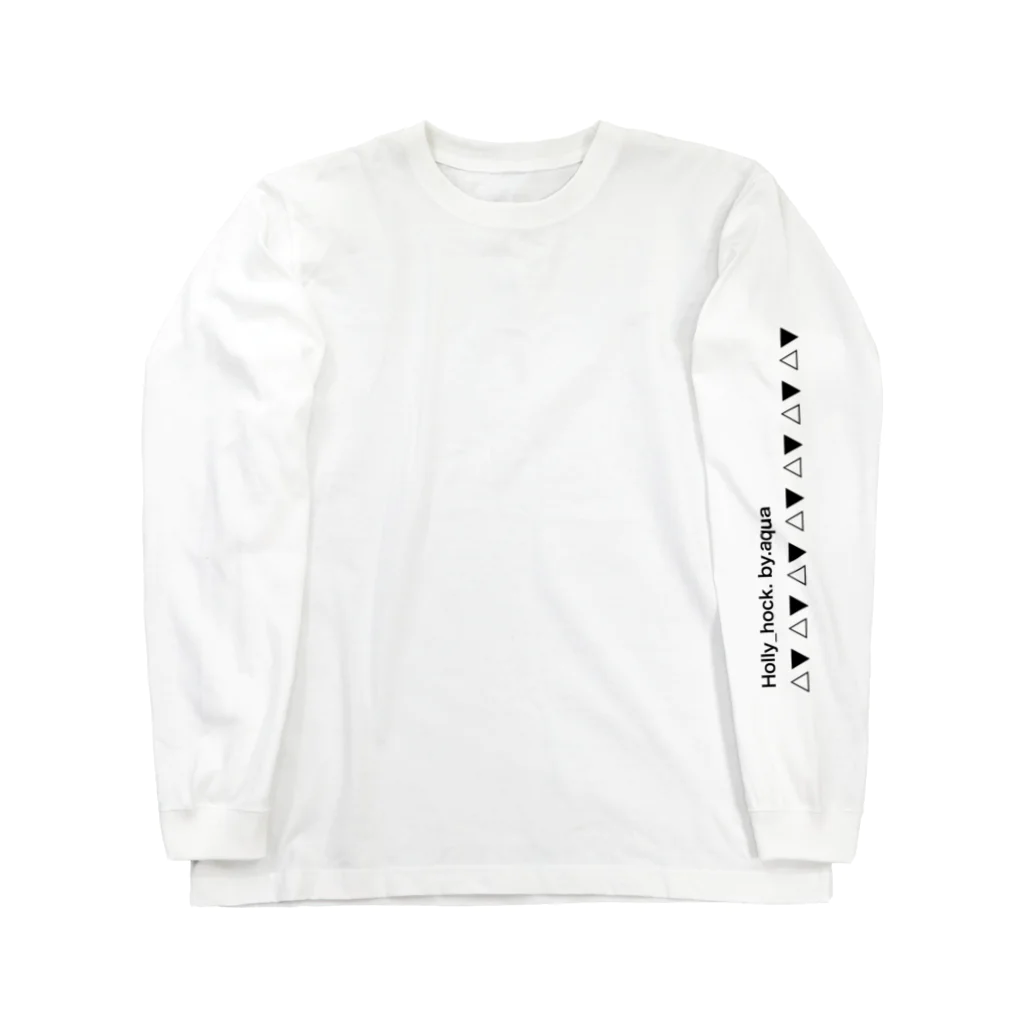 Holly_hock. by.aquaのHolly_hock. by.aquaトライアングルロンT Long Sleeve T-Shirt