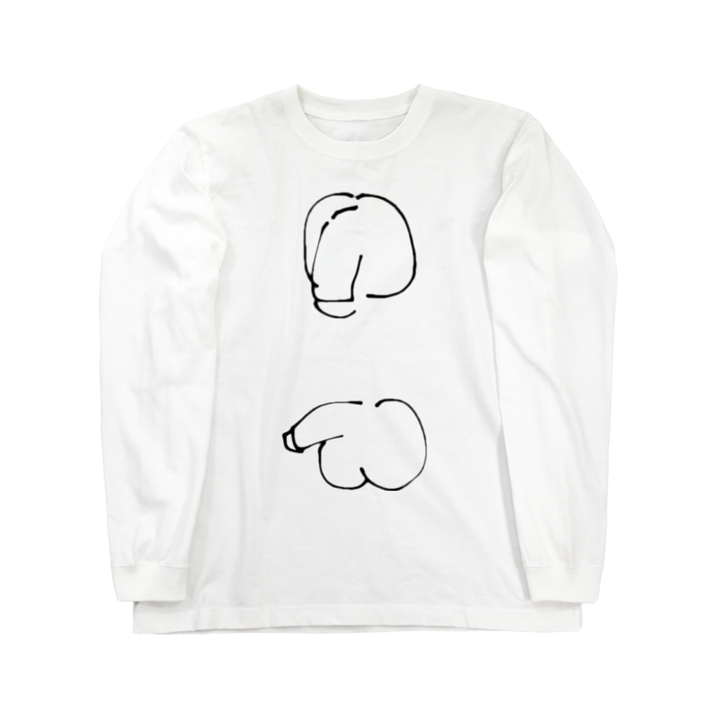 真ちんこt Ru Ssk47のロングスリーブtシャツ通販 Suzuri スズリ
