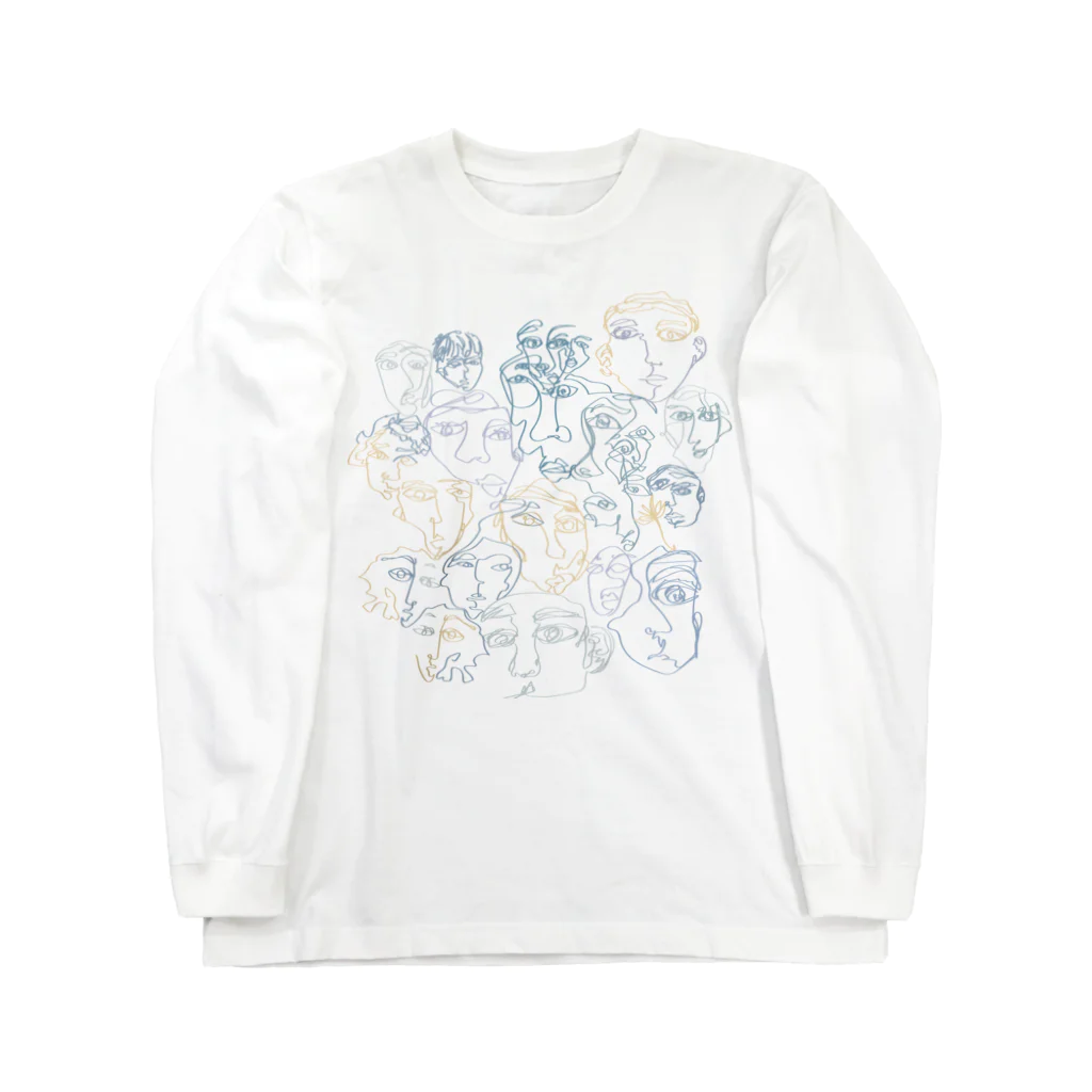 Grace Yu Yanoのall the faces I've met. Long Sleeve T-Shirt