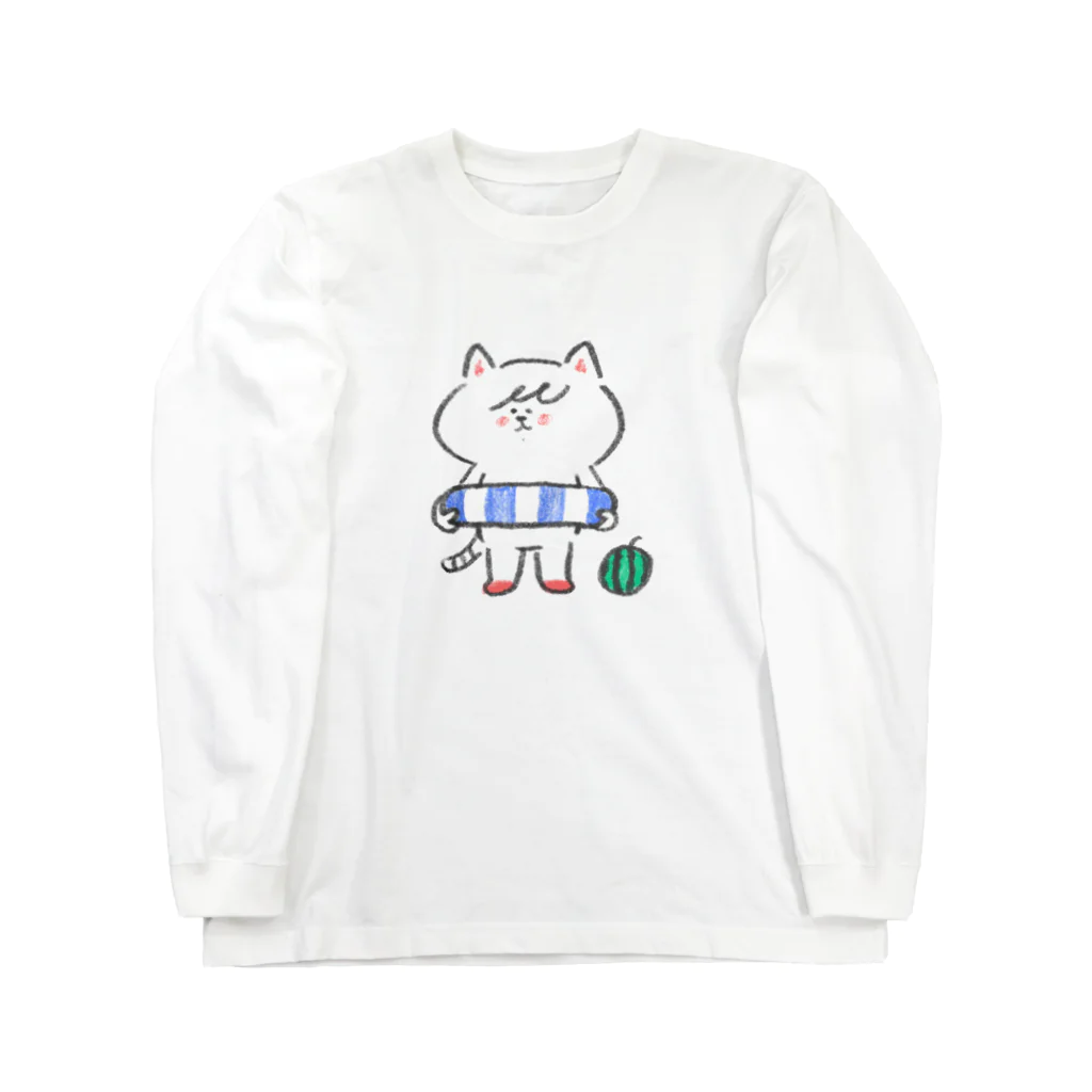 giant graphics（ジャイアントグラフィックス）のポシェットにゃんこ協会 Long Sleeve T-Shirt