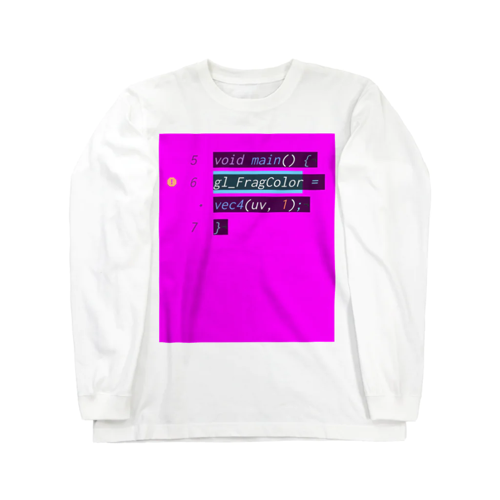 Takayosi AmagiのSHADER ERROR Long Sleeve T-Shirt