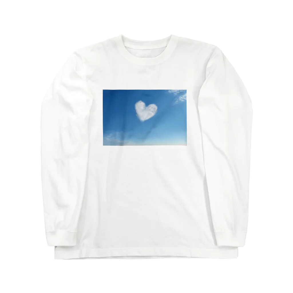 まゆたむ¹¹ 👶💘👼🏻🍼のハート 雲  空 Long Sleeve T-Shirt