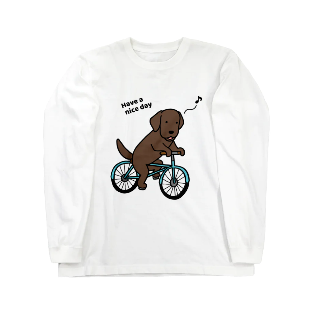 efrinmanのbicycleラブ チョコ ロングスリーブTシャツ