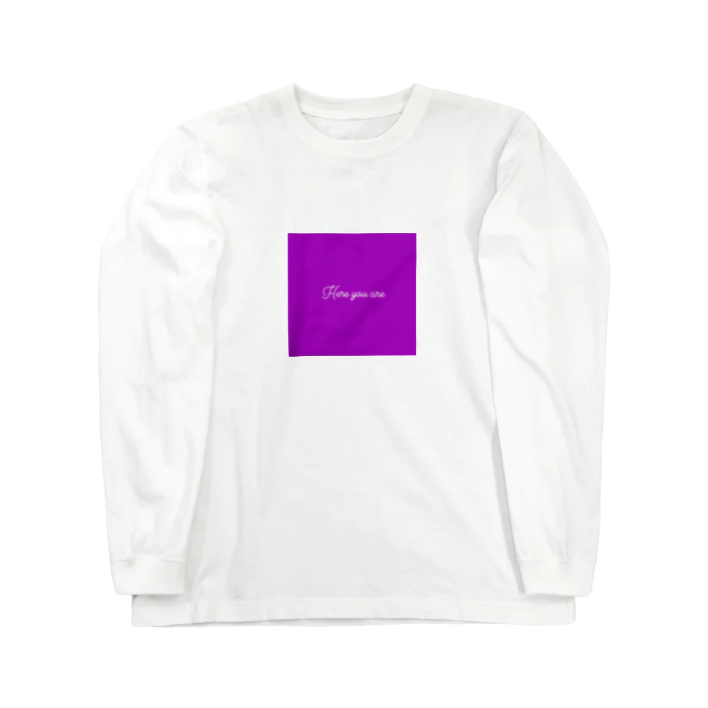 _pop__716のhere you are Long Sleeve T-Shirt