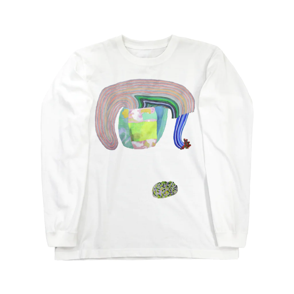 ふっかふっかひゅーんのぐんぐんどーう　と　原っぱおはぎ Long Sleeve T-Shirt