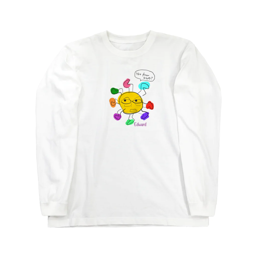 Maa-Gonのエドワードさん Long Sleeve T-Shirt