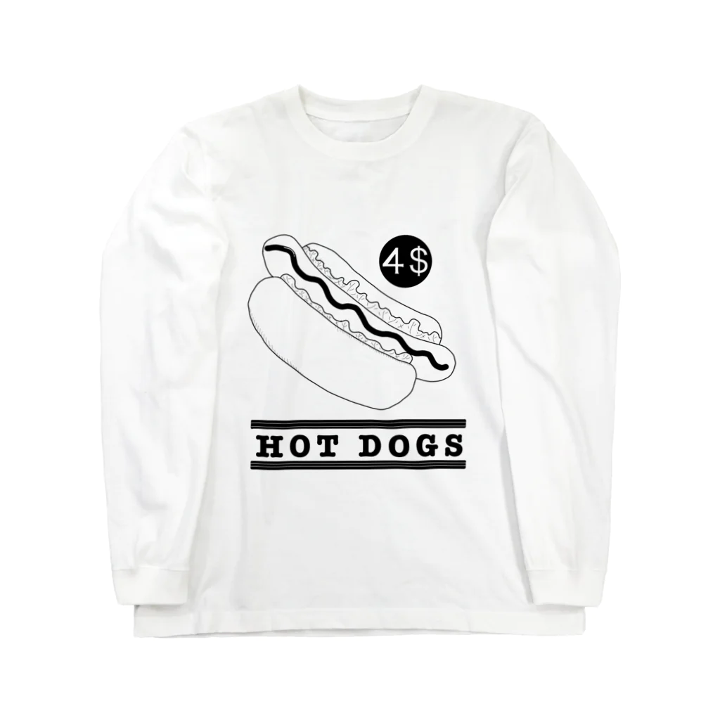 meMEmeのHOT DOGS ロングスリーブTシャツ