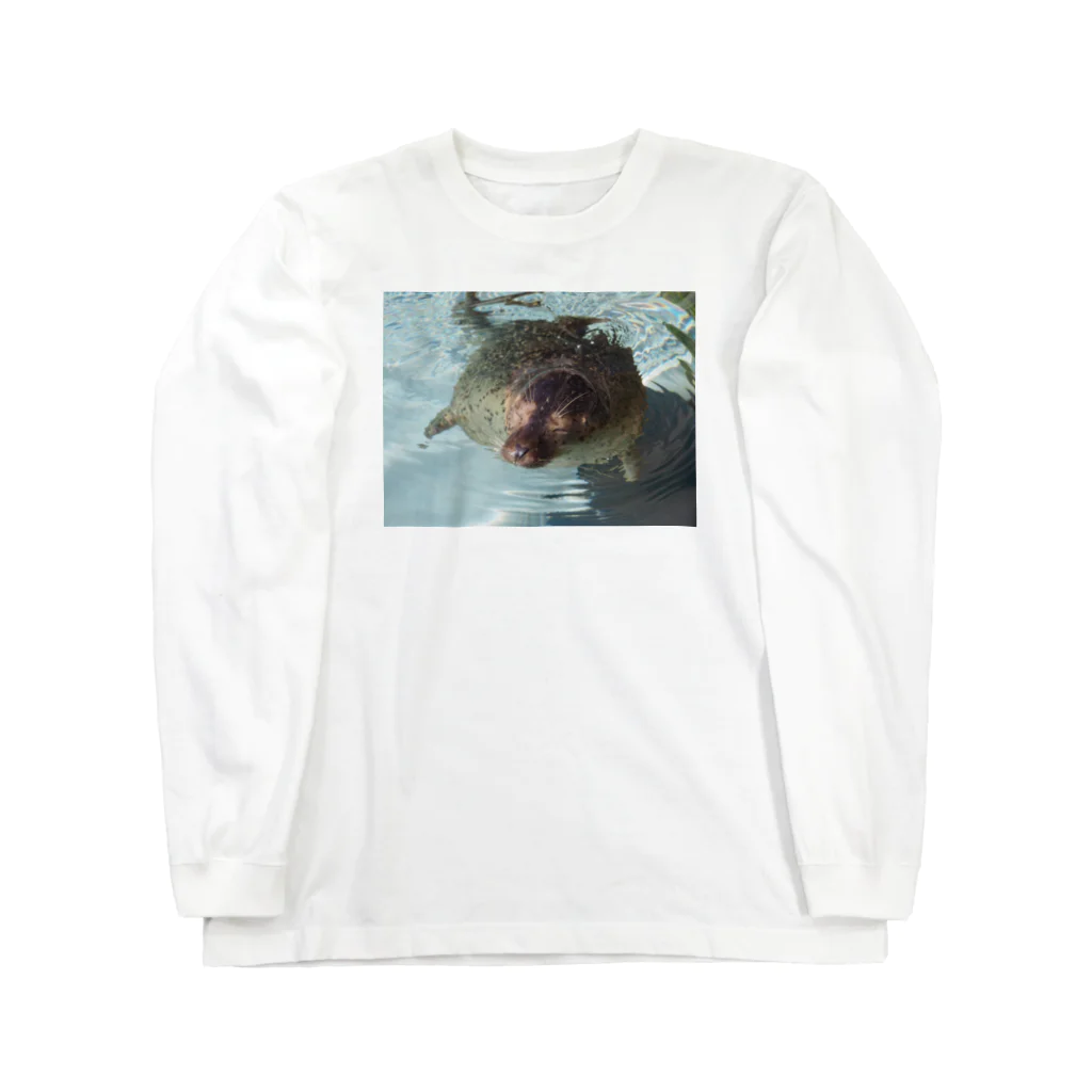 Instrumental00のすやすやアザラシ Long Sleeve T-Shirt