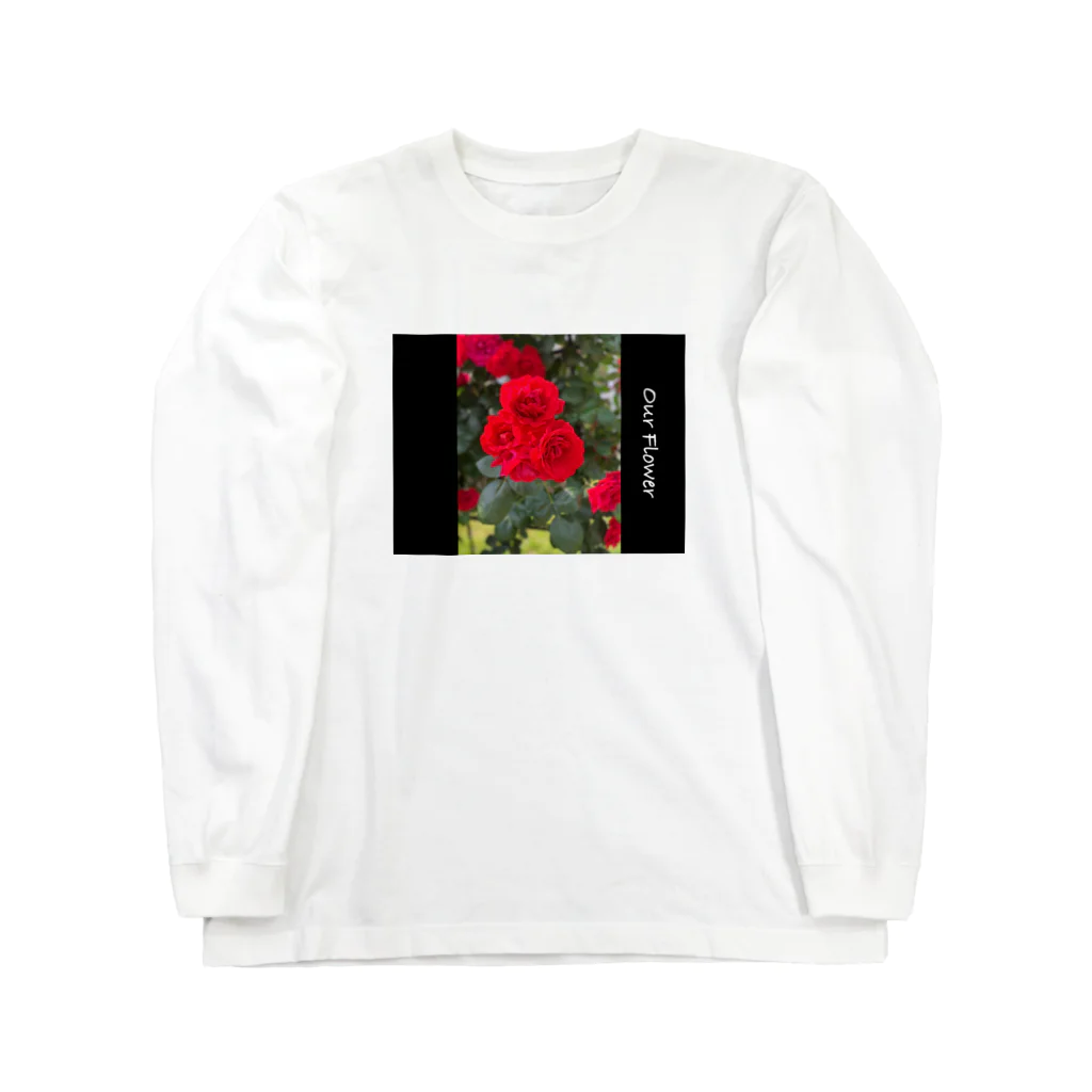 ゆりゆりのOur Flower ロングスリーブTシャツ