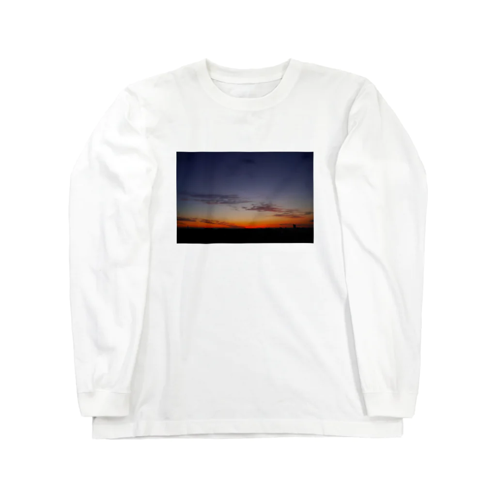 negiの夕焼け Long Sleeve T-Shirt