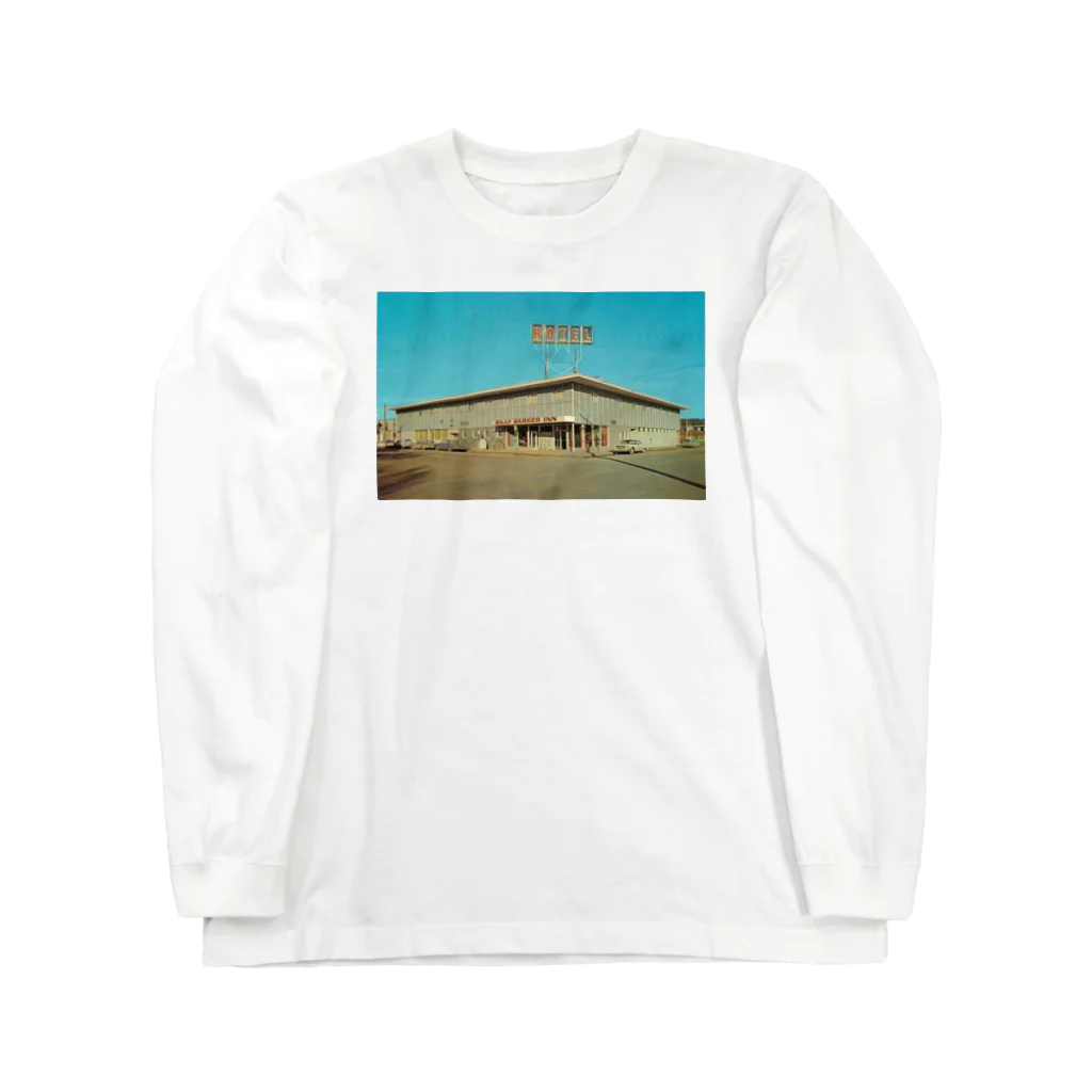 VintageのPOSTCARD: BILLY BARKER INN, QUESNEL, BC, 1962 Long Sleeve T-Shirt