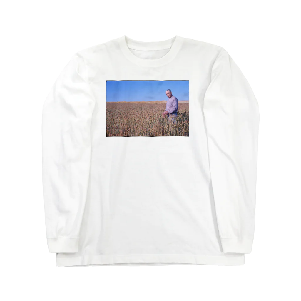 VintageのMERRILL OVESON IN A FIELD, CIRCA 1975 Long Sleeve T-Shirt