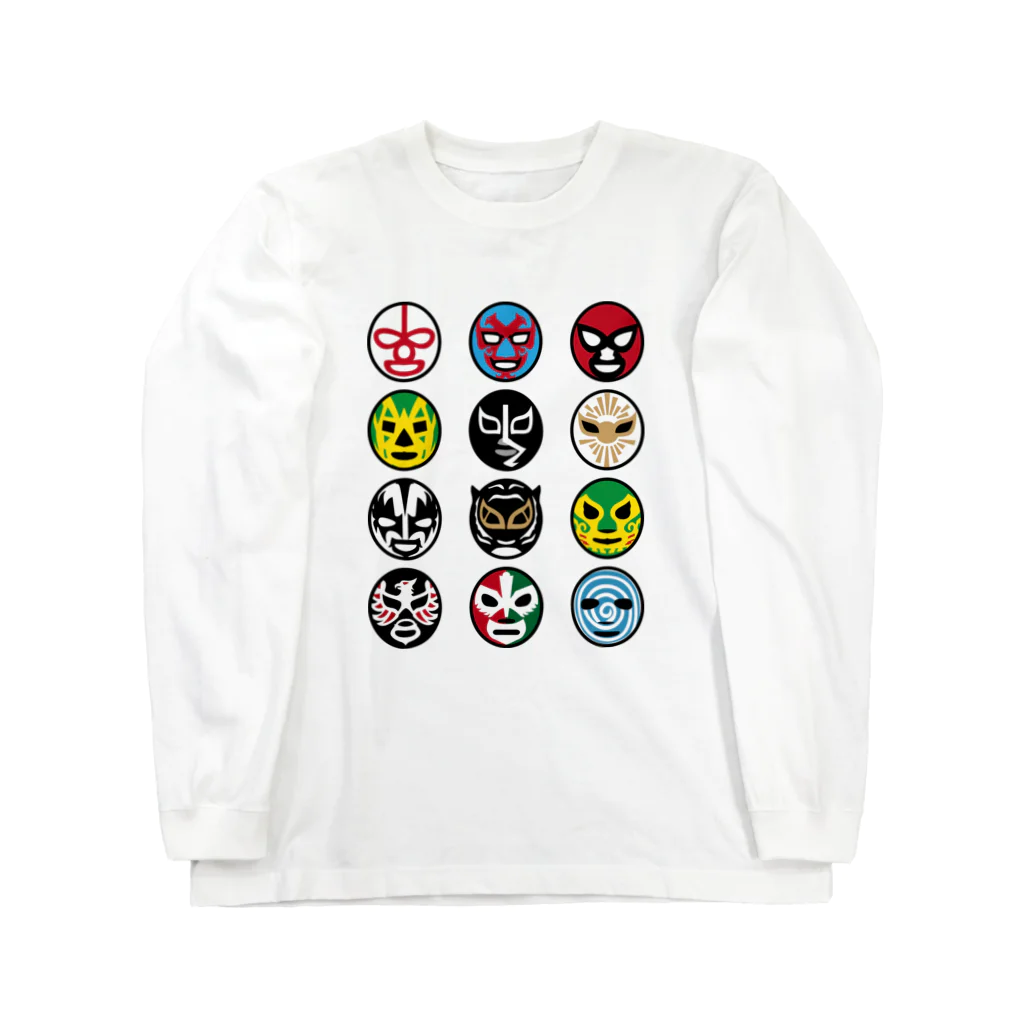 LUCHAのMASKMAN TWELVE DOS ロングスリーブTシャツ