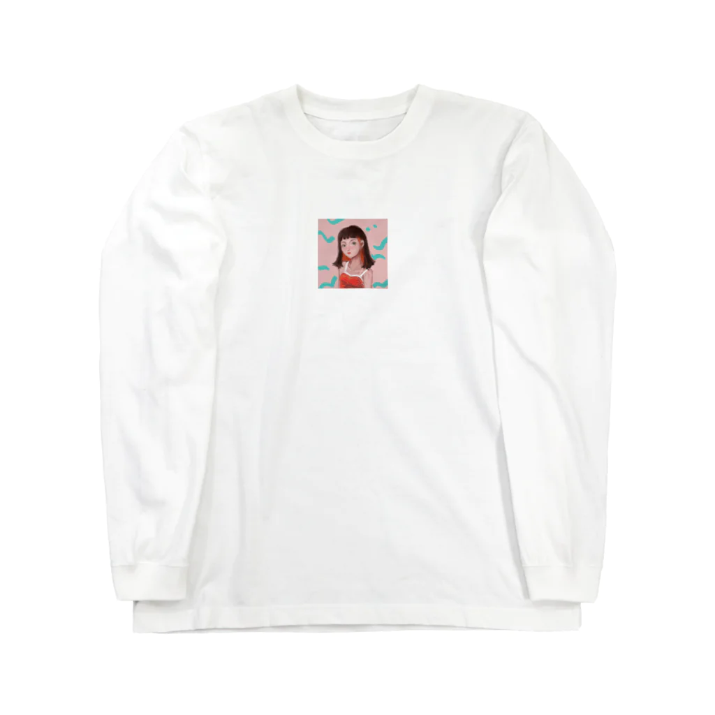 OKMYのサマーガール Long Sleeve T-Shirt