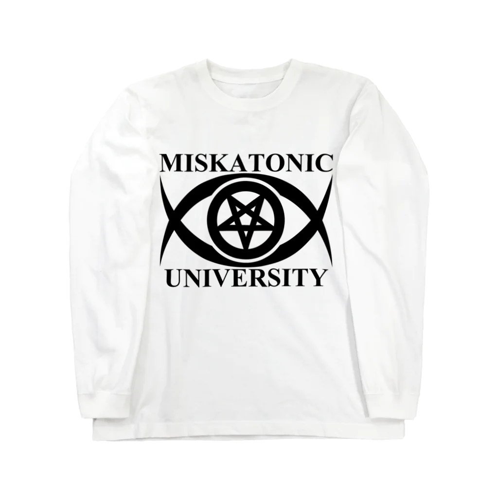 AURA_HYSTERICAのMISKATONIC UNIVERSITY Long Sleeve T-Shirt