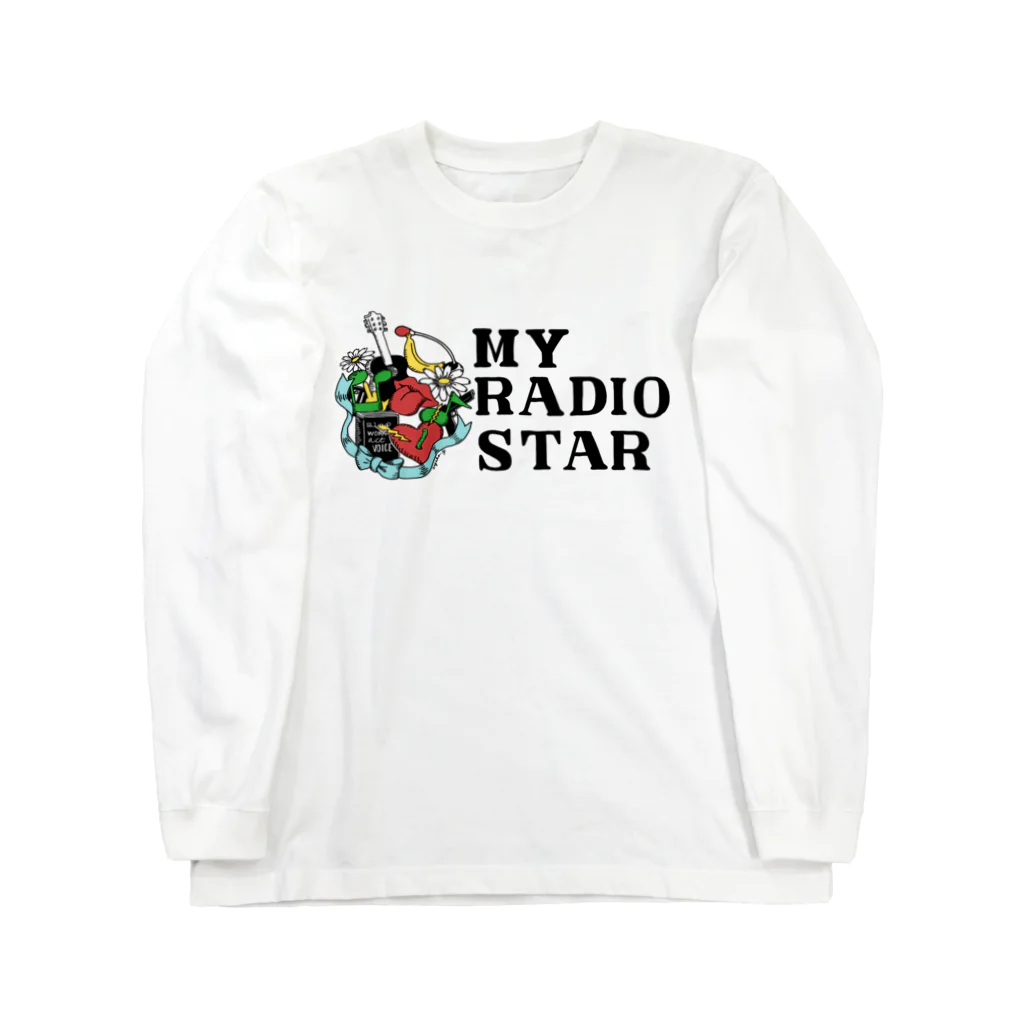 sayako_illustrationのMY RADIO STAR Long Sleeve T-Shirt