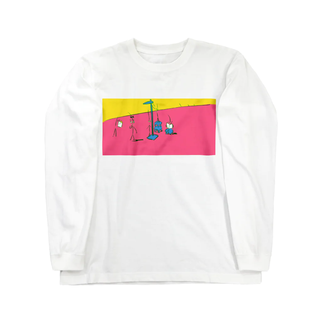 poyosumiのむだげちゃん身体測定 Long Sleeve T-Shirt