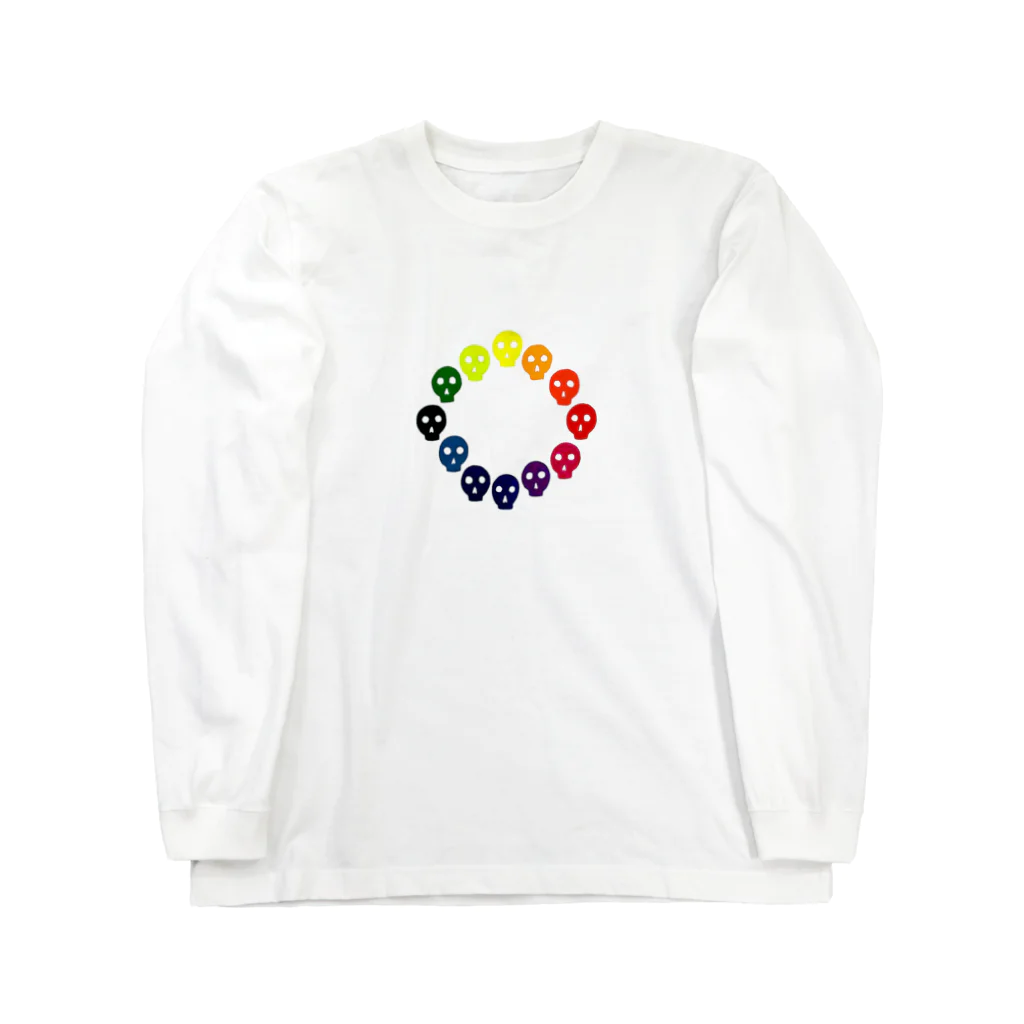 シシカバぐっずのカラフルドクロ Long Sleeve T-Shirt