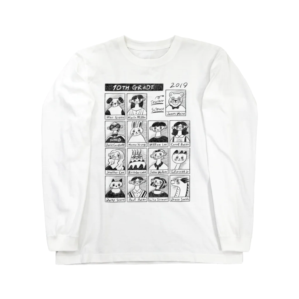 YA MARKETのどこかのだれかの卒業アルバム Long Sleeve T-Shirt