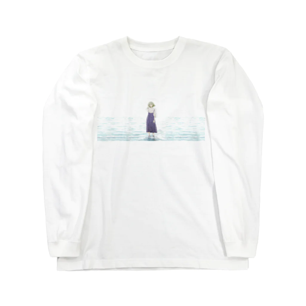 みやざわ雑貨店のsea side girl ロングスリーブTシャツ