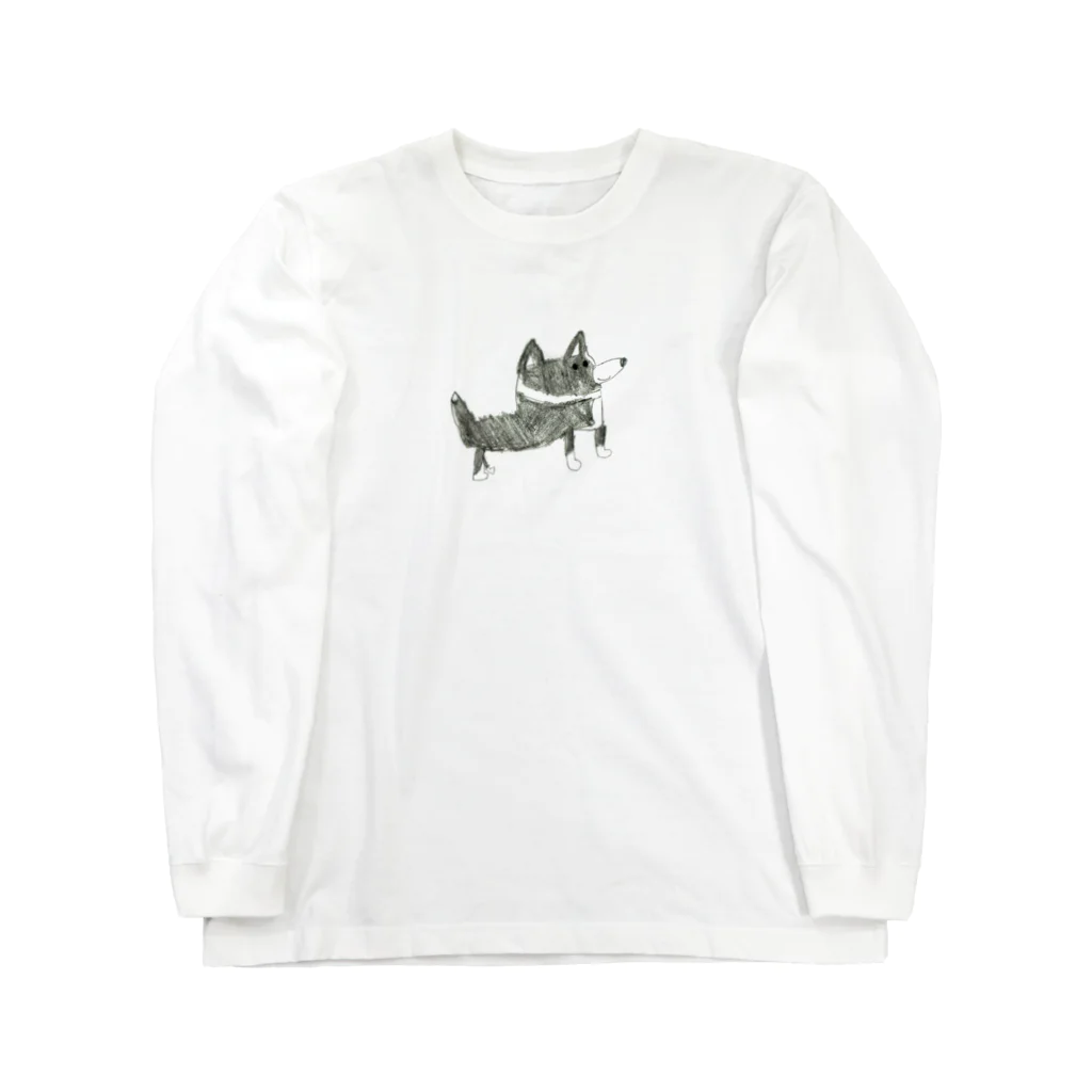 Qちゃんショップのボーダーコリーがいっぴき Long Sleeve T-Shirt