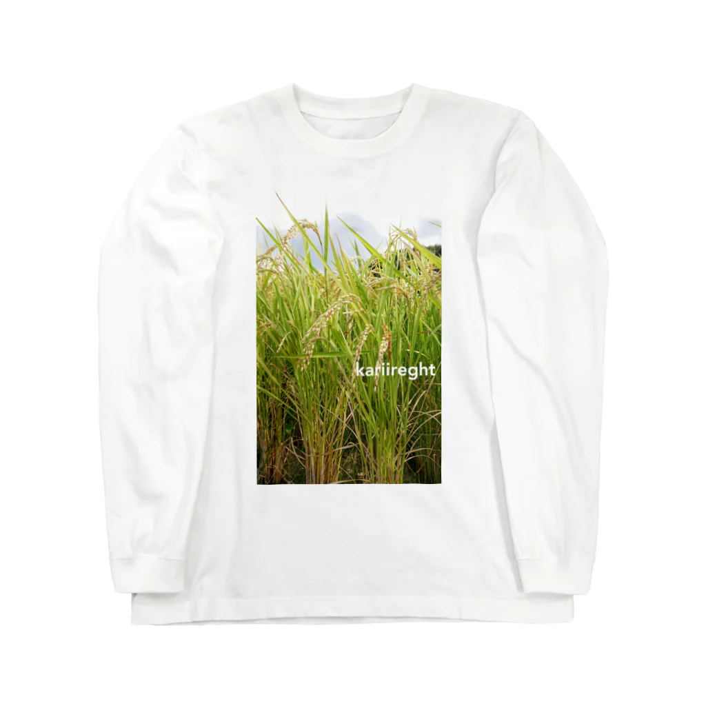 hana-jewelleryの刈り入れまでもうすぐ Long Sleeve T-Shirt