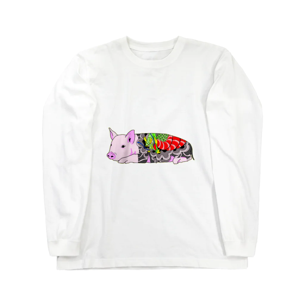 「改造人間32号」STOREのtatoo pig Long Sleeve T-Shirt