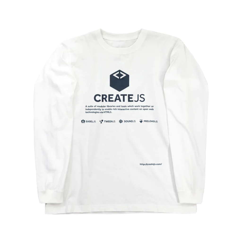 沖 良矢のCreateJS ロングスリーブTシャツ