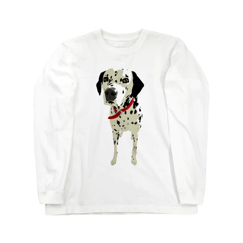 IT DesignのWalk with Dalmatian ロングスリーブTシャツ