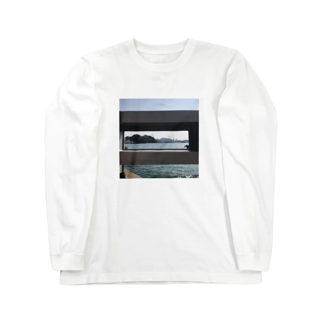 LeicaE34の海面 ロングスリーブTシャツ