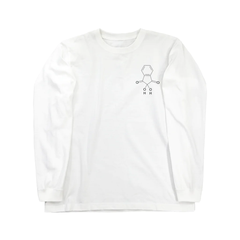 chomekamoのニンヒドリン Long Sleeve T-Shirt