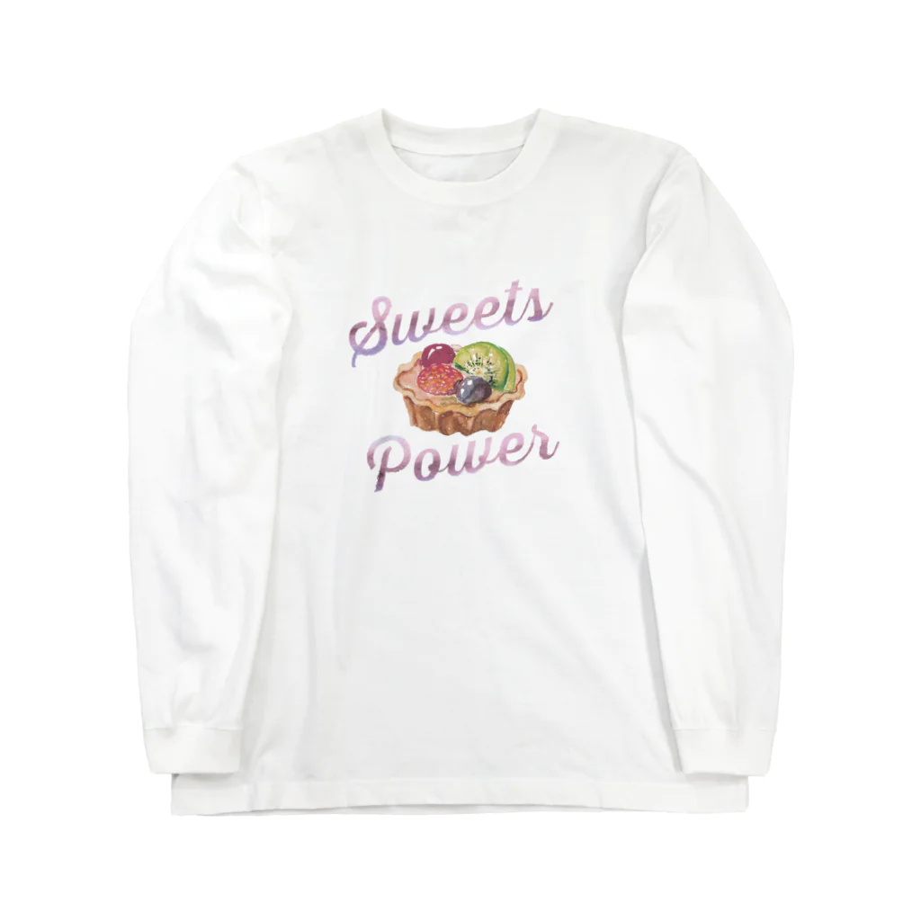 グラフィンのスウィーツパワー! Sweets Power9 フルーツタルト Long Sleeve T-Shirt