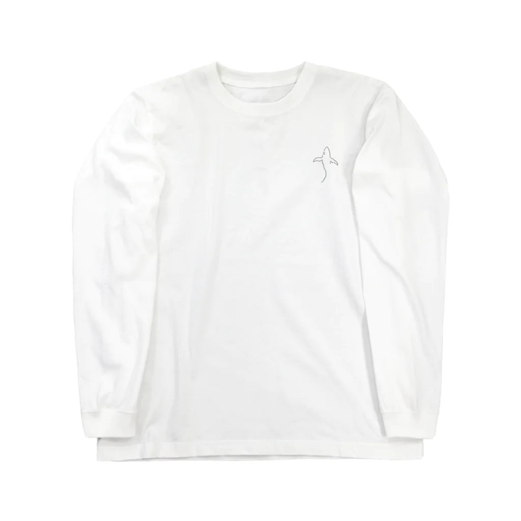 マルエムのシャーク Long Sleeve T-Shirt