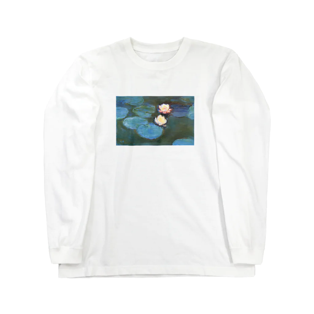 Art Baseの クロード・モネ / 睡蓮 / 1897/ Claude Monet / Water Lilly ロングスリーブTシャツ
