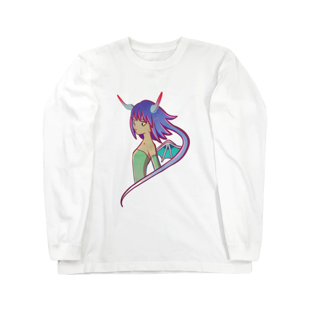 某れいあのドラゴンガール Long Sleeve T-Shirt