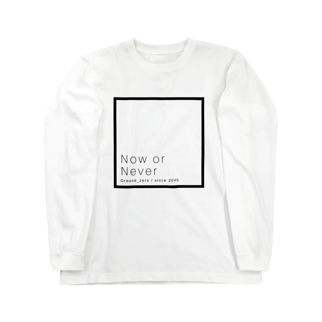 Ground_zeroのNow or Never Long Sleeve T-Shirt