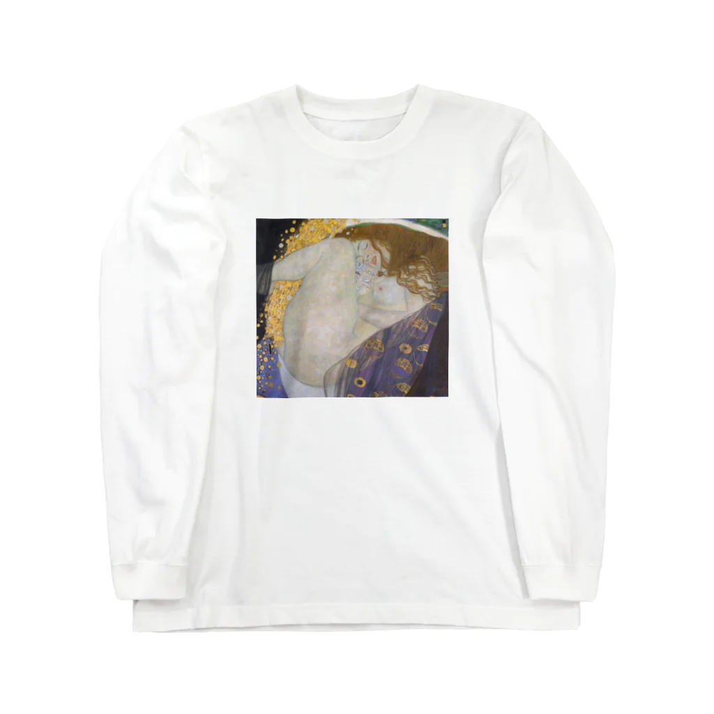 Art Baseのダナエ / グスタフ・クリムト ( Danae / Gustav Klimt 1908 ) ロングスリーブTシャツ