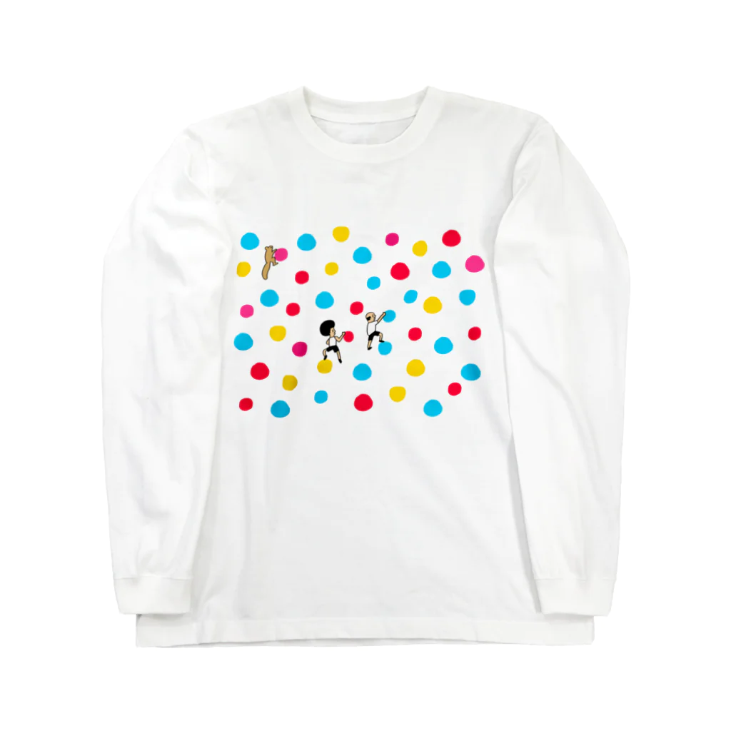 花くまゆうさくのボルダリング Long Sleeve T-Shirt